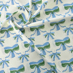 Cloth width 1.45 meters x one meter price / turquoise bow