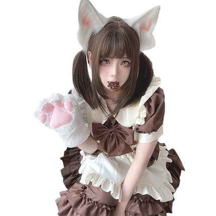 Exported to Japan Lolita Dress Lolita Lolita Dress Maid Uniform Soft Girl Cafe Maid Uniform