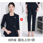 Black suit + pants / S