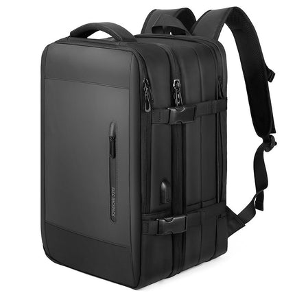 Amazon Explosions Swiss Backpack Expandable Large Capacity Men's Business Travel Backpack 17 inches