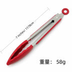 1 / 7 inch-red silicone food clip-