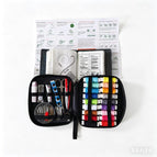 86-piece set of thimble + small needle method book (with instructions)