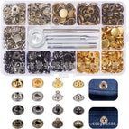 40 sets of buttons + installation tools