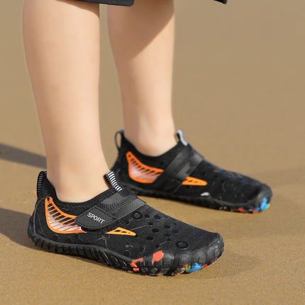 Cross-Border Unisex Children's Water Shoes for Indoor Activities Like Jump Rope and Aerobics, Dual-Use for Water and Land, Barefoot Swimming and Water Play Shoes, Beach Shoes