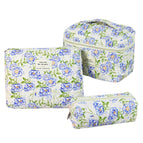 green flowers / Pencil bag 19*8*6cm