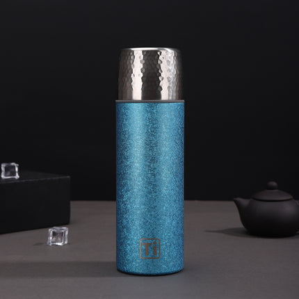 New High-Looking Pure Titanium Insulated Titanium Cup, Light Luxury and High-End Business Gift Water Cup, High-End Household Tea Cup