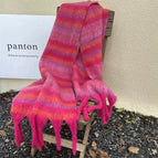 Striped thick braids [flame red]