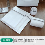 Gray rough plastic head five-piece set (small + medium + large + bra + cylinder)
