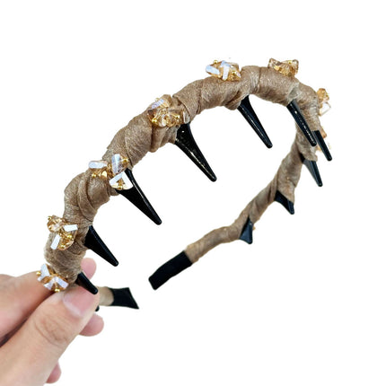 High Crown Toothed Headband for Women, 2024 New Versatile Elegant Simple Korean Hairpin Headband Accessory