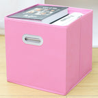 Coverless drawer pink double-sided portable (plastic buckle) / Large size (28*28*28cm)