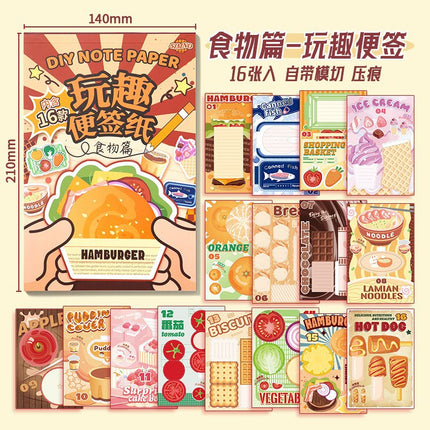 Xinmo Creative Fun Full Set Pet Sticky Notes Journal Drawing Materials DIY Gift Vintage Sticker Set