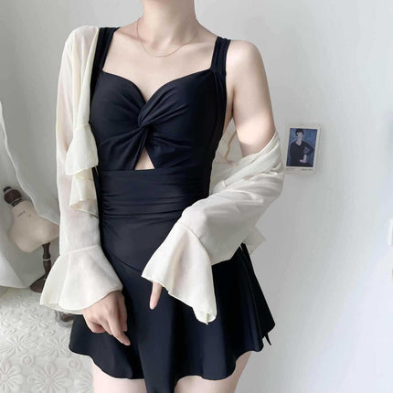 2025 New Arrival Two-Piece Swimsuit Women's Suit High-Grade Suit Slimming Students Women's Hot Spring Skirt Swimsuit