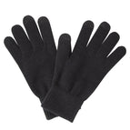M5-B black with black three finger touch gloves