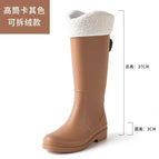 High brown-detachable fleece-lined / 36 [fleece-lined take one yard bigger]]