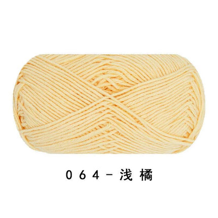 Ruyi Bird Four-Strand Combed Milk Cotton Wool Ball DIY Handmade Crochet Thin Thread Doll Wholesale Wool Ball