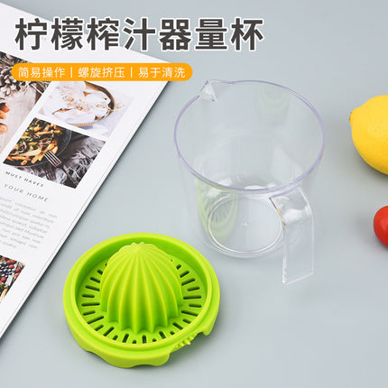 Multifunctional Lemon Manual Juicer with Measuring Cup Easy to Clean Orange Fruit Juicer Juicer Lemon Press