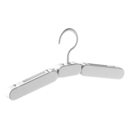 Folding hanger multifunctional clothes hanger portable clothes hanger non-slip thick seamless travel hanger with clip wholesale