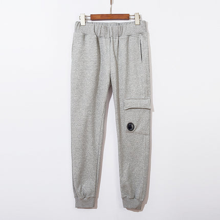 High Version Cross-Border Cp European and American Functional Lens Casual Men's and Women's Loose Autumn and Winter Simple Pure Color Sports Pants and Sweatpants