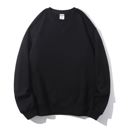 380g Heavyweight Pure Cotton Classy Cotton Tight and Warm Terry Round Neck Sweatshirt Trendyy and Versatile with Customizable Logo