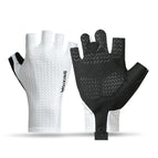 Corrugated half finger white / M