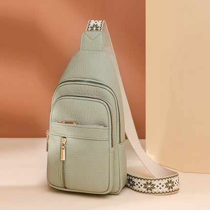 High-End Women's Bags 2025 New Retro Women's Bags Fashion Printed Shoulder Women's Bags Small Square Bags Crossbody Bags Chest Bags