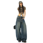 Retro blue trousers / XS