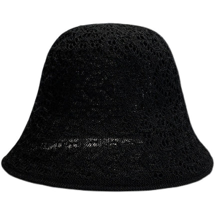 New Summer Thin Fisherman Hat Women's All-match Hollow Sunshade Hat Straw Face Cover Sun Hat Wholesale