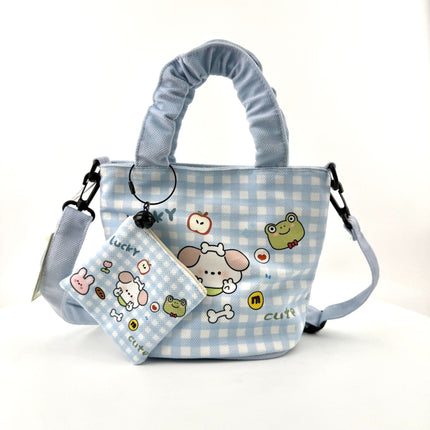 New Girls Handbag Storage Bag Cute Lunch Box Bag Handbag Mother Bag Korean Cartoon Bag Hand Bag