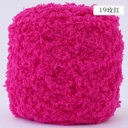 3 strands of coral fleece baby scarf coarse wool hand woven towel line baby sweater in stock wholesale