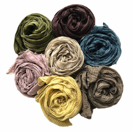 Foreign trade surplus goods clearance pick up multi-style cotton and linen scarf women's scarves literary retro long shawl scarf women