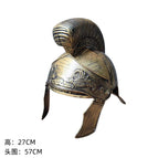 Warrior hat short face hairless style