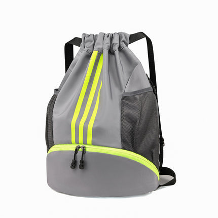 Basketball bag shoe warehouse separation swimming storage bag sports backpack drawstring drawstring drawstring bag training fitness backpack wholesale