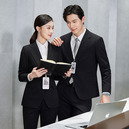 Senior sense 4S store hotel manager interview formal wear high-end suit men's and women's work clothes professional suit wholesale