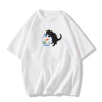 White (kitten in the middle fish tank) / S (recommended to wear 37.5-50kg years old)