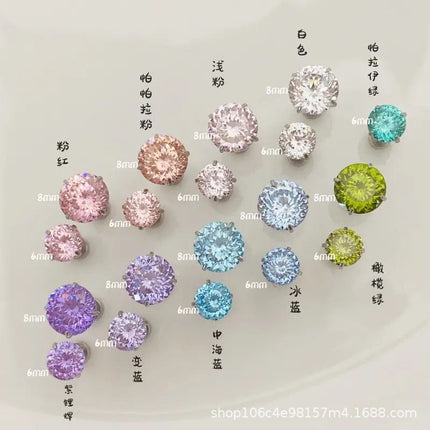 F136 Titanium Alloy Cross-border Bird's Nest Cut Earrings Earrings Earrings Ear Bone Ear Nail Accessories