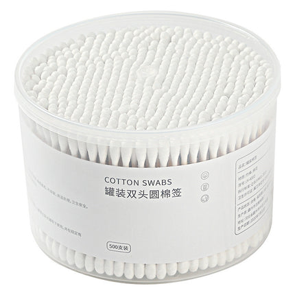 Cotton Swabs Double-Ended Boxed Bagged Disposable Cotton Swabs for Makeup Ear Removal Household Pointed Round Bamboo Swabs Cotton Balls