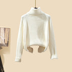 Beige sweater (fashionable item) / M recommendation 40-50kg