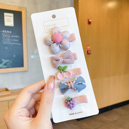 Cute baby lanugo hair small hairpin baby girl does not hurt hair hair clip baby hair small hair clip children's headdress