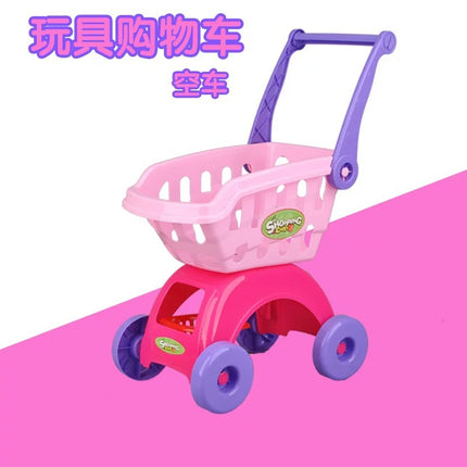 Wholesale Children's Shopping Cart Toy Baby Fruit Supermarket Trolley Boys' Girls Simulation Play-house Big Kitchen