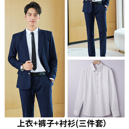 Hotel front desk reception work clothes suit professional suit women's high-end embroidered new Chinese style welcome ceremony clothes