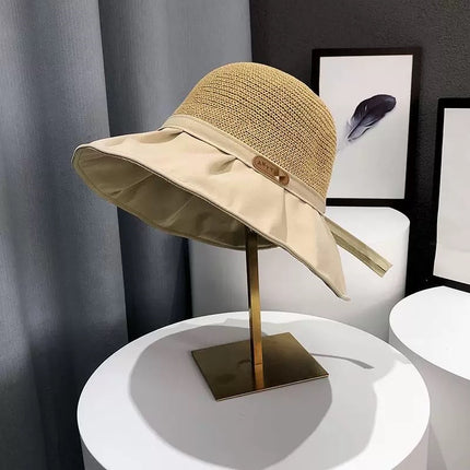 Sun Protection Hat for Women with Large Brim, Uv Protection, 2026 New Model, Summer Sunshade, Windproof, Face-Covering, Face-Slimming Sun Hat