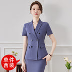 gray blue suit / S