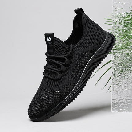 Men's Shoes, Summer Breathable Mesh Shoes, Trendy Hollow Mesh Men's Versatile Casual Sports Shoes, Drop Shipping