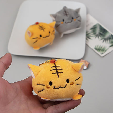 Plush doll cartoon brooch 2021 New Fashion casual couple clothes bag pendant Japanese Tiger chain