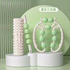 White green: 30cm foam shaft leg clamp massage stick