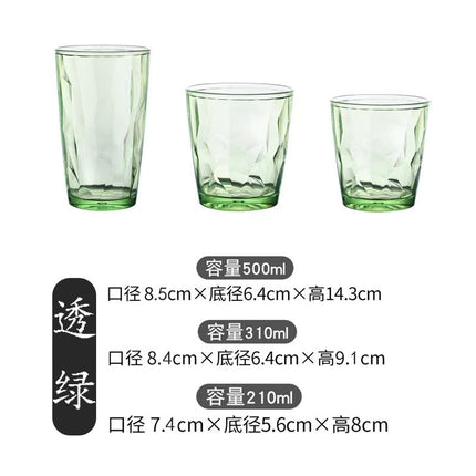 Acrylic Pc Colorful Water Cup, Juice Cup, Drink Cup, Heat-Resistant Restaurant Tea Cup, Mouthwash Cup, Plastic Beer Cup