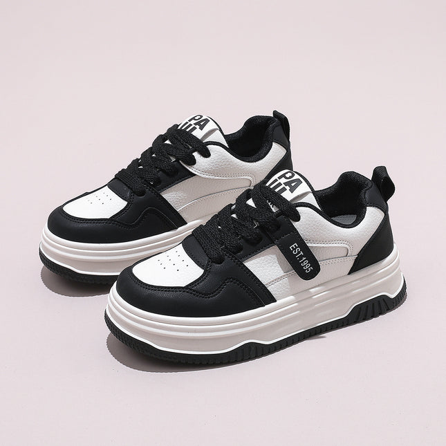 Paul Frank/Black and White Panda Popular Bread Shoes Women's Shoes German Training Shoes Sports Casual Board Shoes Trendy Shoes