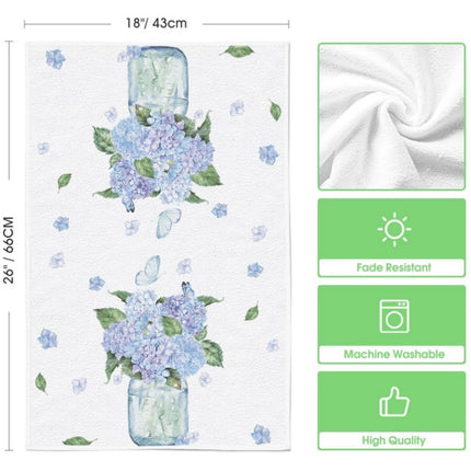 Source factory microfiber kitchen towel summer absorbent lint-free dishwashing towel household cleaning supplies wholesale
