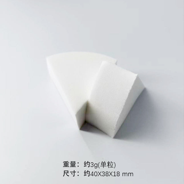 10 Pack hydrophilic non-latex fan six flap powder puff fan sponge powder puff studio makeup powder puff wholesale