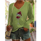 Green-hat wine glass / XXXL